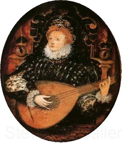 Nicholas Hilliard Portrait miniature of Elizabeth I of England